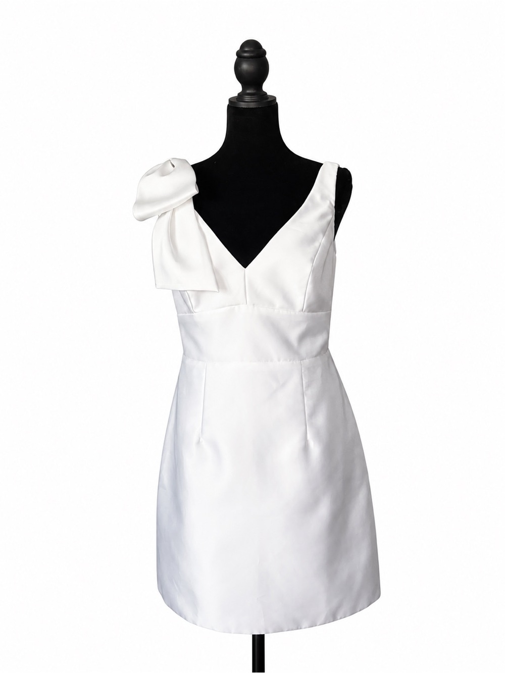 Dessy Collection White Cocktail Dress - Size 10 - New Without Tags (NWT)